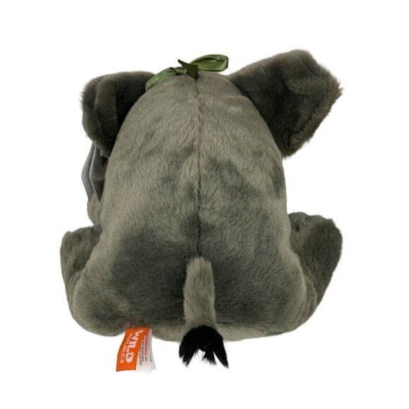 Wild Republic Gray Elephant Plush Stuffed Animal Toy 16 inch Dallas Zoo NEW - Picture 3 of 9